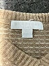 Burberry 100% Lambswool Tan pullover sweater Size 4 - photo 8