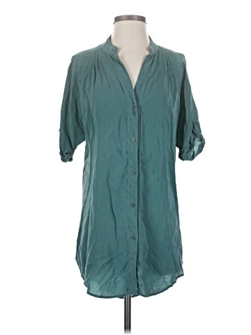 Maeve 3/4 Sleeve Silk Top (view 1)