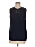 Halogen Blue Sleeveless Blouse Size M - photo 1