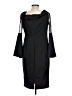 Unbranded 100% Polyester Black Cocktail Dress Size L - photo 2