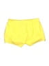 Girlfriend Collective 100% Polyester Solid Yellow Athletic Shorts Size M - photo 1
