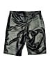 K Too Metallic Silver Faux Leather Shorts Size M - photo 2