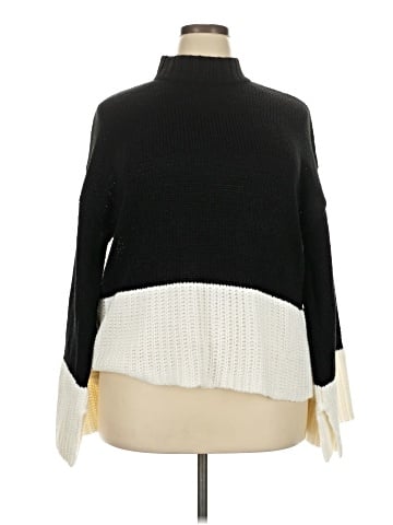Derek Heart Turtleneck Sweater (view 1)