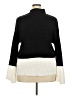 Derek Heart 100% Acrylic Color Block Black Turtleneck Sweater Size 2X - photo 2