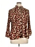 Covington Brown 3/4 Sleeve Blouse Size XL - photo 1