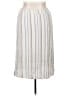 Apt. 9 100% Polyester Stripes Gray Ivory Casual Skirt Size XL - photo 2