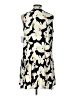 Nine West 100% Polyester Floral Gray Casual Dress Size L - photo 2