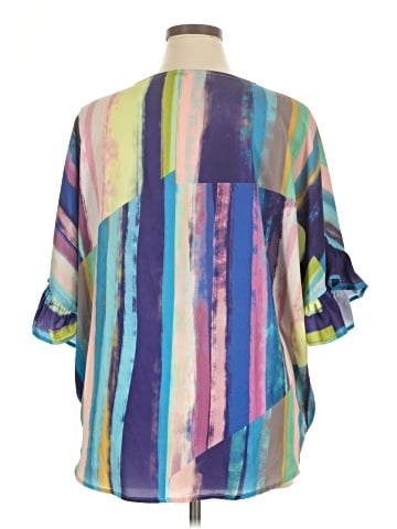 Umgee 3/4 Sleeve Blouse (view 2)