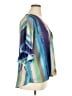 Umgee 100% Polyester Blue 3/4 Sleeve Blouse Size 1X - photo 4