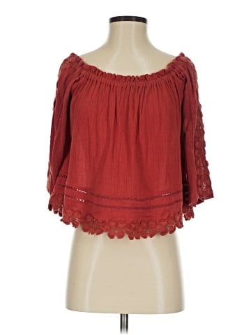 Topshop 3/4 Sleeve Blouse (view 1)