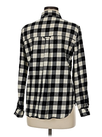 Zara Basic Long Sleeve Button-Down Shirt (view 2)