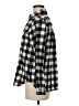 Zara Basic 100% Cotton Checkered-gingham Black Long Sleeve Button-Down Shirt Size M - photo 5