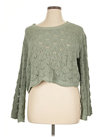 Blue Rain Pullover Sweater (view 1)