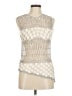 Zara Silver Sleeveless Top Size M - photo 1