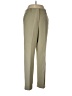 Larry Levine Solid Green Dress Pants Size 10 - photo 1