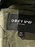 Obey N'89 Propaganda 100% Polyester Solid Green Jacket Size XS - photo 6