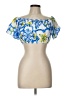 Shein Blue Short Sleeve Blouse Size L - photo 1