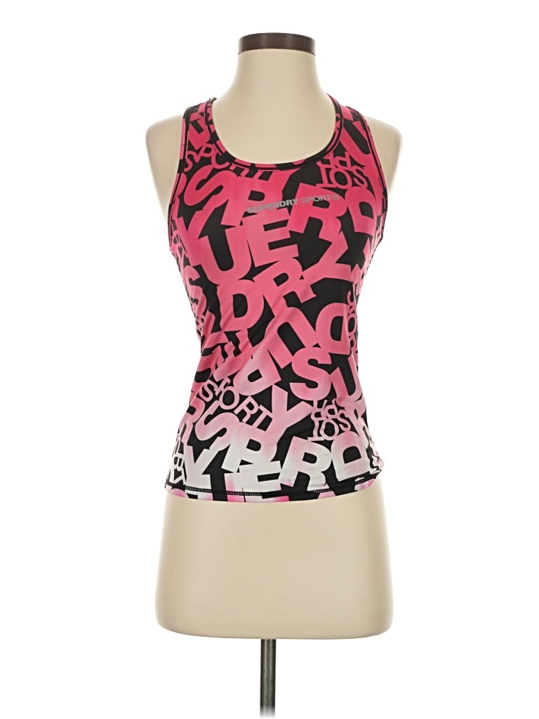Pre-owned Superdry Active Tank Top In Pink
