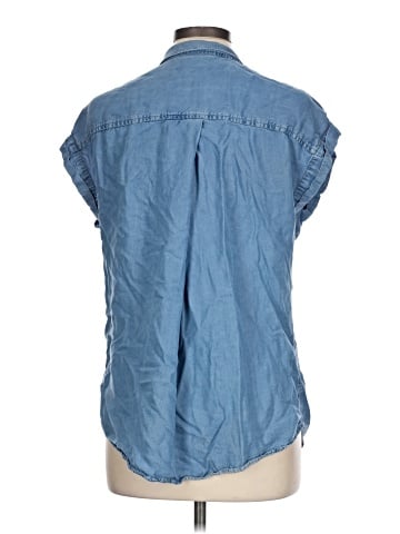 Jachs Girlfriend Sleeveless Button-Down Shirt (view 2)