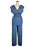Old Navy Solid Blue Jumpsuit Size L (tall) - photo 1