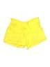 Splendid 100% Cotton Solid Yellow Shorts Size S - photo 1