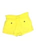 Splendid 100% Cotton Solid Yellow Shorts Size S - photo 2