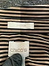 Chico's 100% Cotton Stripes Brown Long Sleeve Button-Down Shirt Size Lg (2) - photo 7