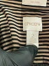 Chico's 100% Cotton Stripes Brown Long Sleeve Button-Down Shirt Size Lg (2) - photo 9