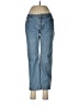 Theory Chevron-herringbone Blue Jeans Size 8 - photo 1