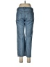 Theory Chevron-herringbone Blue Jeans Size 8 - photo 2