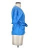NATION LTD Blue Short Sleeve Blouse Size XS - photo 4