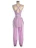Shein 100% Polyester Color Block Purple Jumpsuit Size 4 - photo 2