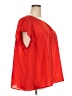 ModCloth 100% Polyester Red Short Sleeve Blouse Size 4X - photo 2
