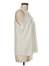 Ann Taylor LOFT 100% Polyester Ivory Sleeveless Top Size M - photo 4