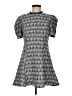 Aqua Tweed Gray Casual Dress Size M - photo 1