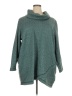 Lands' End 100% Polyester Teal Turtleneck Sweater Size 3X - photo 1