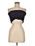 Kourt Black Blue Sleeveless Top Size M - photo 1