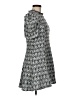 Aqua Tweed Gray Casual Dress Size M - photo 4
