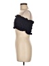 Kourt Black Blue Sleeveless Top Size M - photo 5
