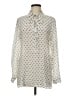 Laurel Polka Dots Ivory Long Sleeve Blouse Size 6 - photo 1