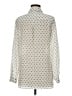 Laurel Polka Dots Ivory Long Sleeve Blouse Size 6 - photo 2