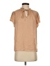 Maison d' Amelie 100% Polyester Tan Short Sleeve Blouse Size XS - photo 1