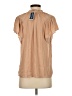 Maison d' Amelie 100% Polyester Tan Short Sleeve Blouse Size XS - photo 2
