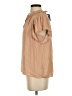 Maison d' Amelie 100% Polyester Tan Short Sleeve Blouse Size XS - photo 5