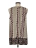 BCBGMAXAZRIA Burgundy Sleeveless Blouse Size M - photo 2