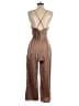 Abercrombie & Fitch 100% Polyester Solid Brown Jumpsuit Size S - photo 2