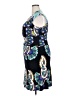Nine West Paisley Blue Cocktail Dress Size 14 (petite) - photo 5