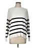 Tiffosi Stripes Ivory Pullover Sweater Size L - photo 1