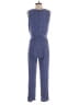 Gap 100% Polyester Tweed Blue Jumpsuit Size S (petite) - photo 2