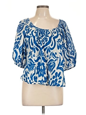 Velvet by Graham & Spencer 3/4 Sleeve Blouse (view 1)